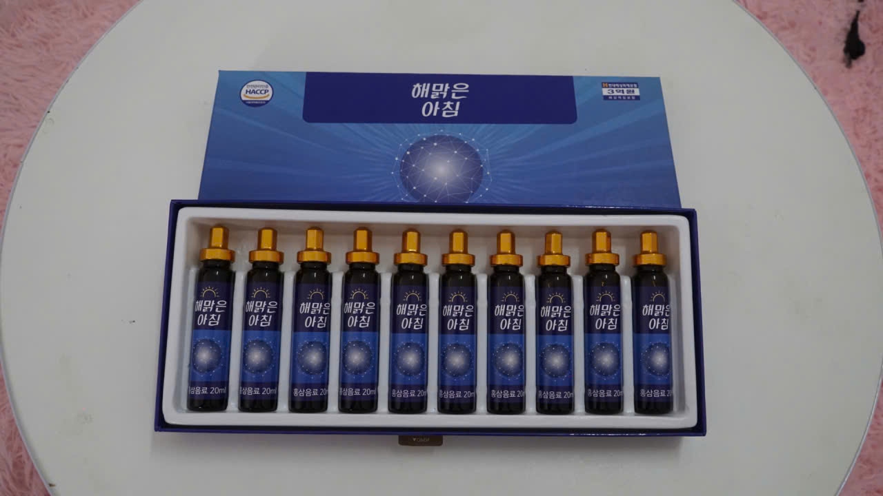 GOOD MORNING 10Chai ( NƯỚC HỒNG SÂM)