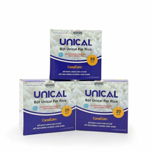 Combo 10 hộp ( 20 GÓI ) tặng 2 hộp Unical Canxi cơm