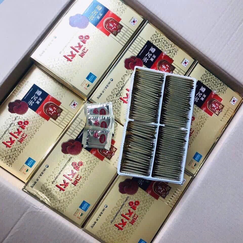 Trà nấm linh chi Hàn Quốc Korea Lingshi Mushroom Tea 