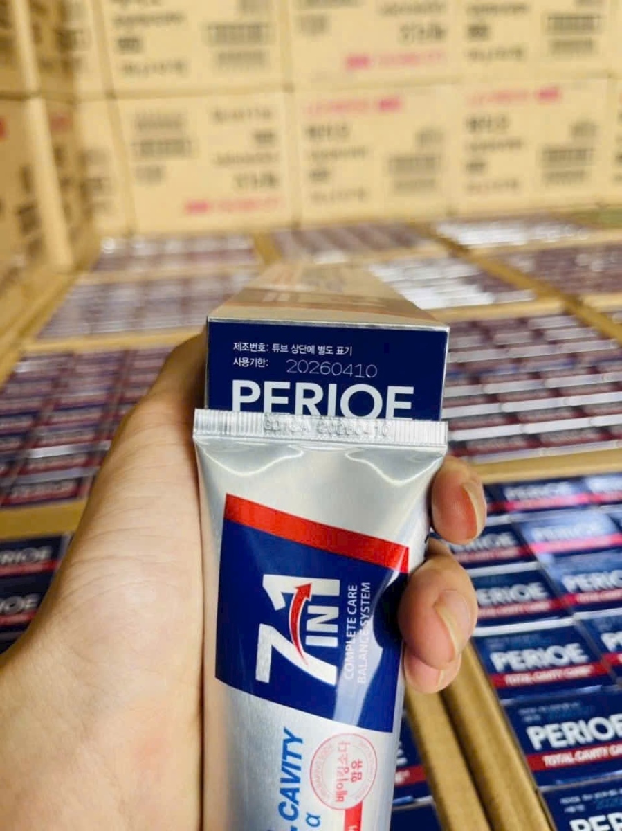 KEM ĐÁNH RĂNG 7IN1 BẢO VỆ RĂNG TOÀN DIỆN PERIOE TOTAL CARE CAVITY