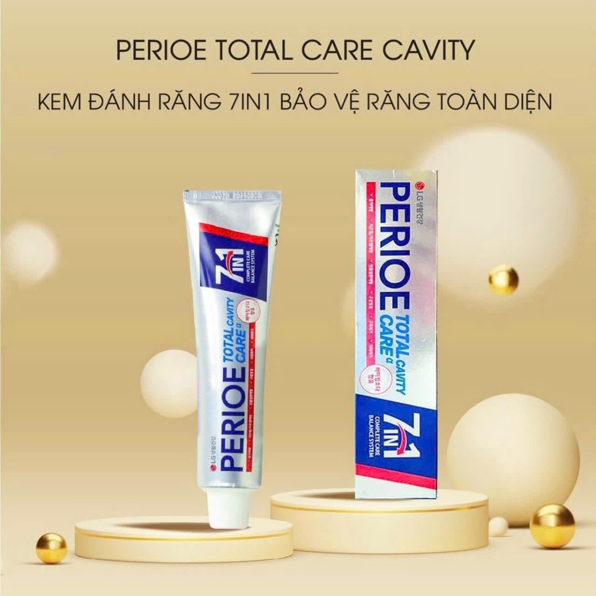 KEM ĐÁNH RĂNG 7IN1 BẢO VỆ RĂNG TOÀN DIỆN PERIOE TOTAL CARE CAVITY
