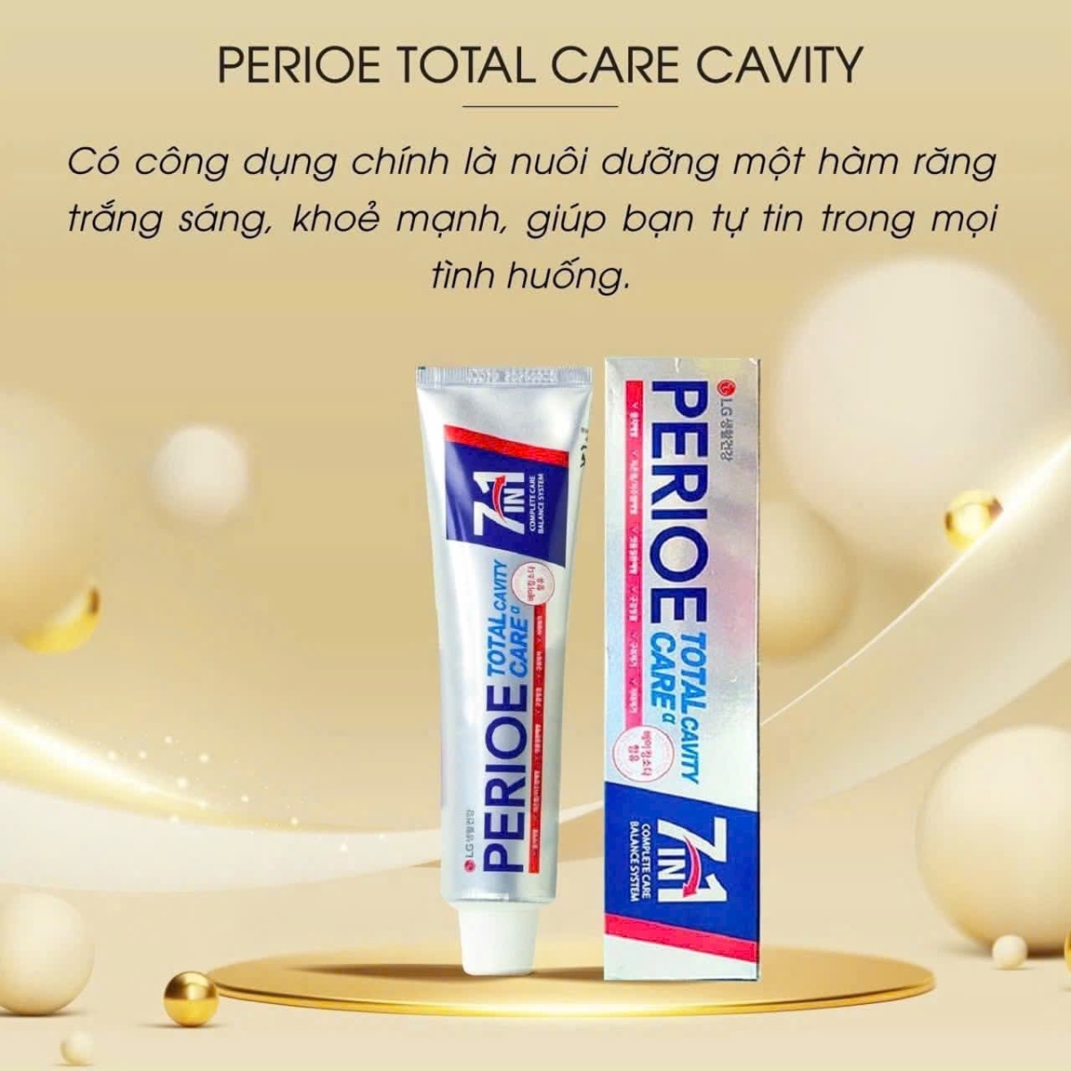 KEM ĐÁNH RĂNG 7IN1 BẢO VỆ RĂNG TOÀN DIỆN PERIOE TOTAL CARE CAVITY